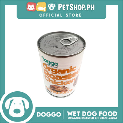 Doggo Organic Rosted Chicken Canned Dog Food (430g)