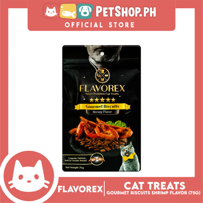 Flavorex Gourmet Biscuit (Shrimp Flavor) Cat Treats 75g