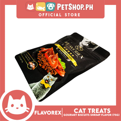 Flavorex Gourmet Biscuit (Shrimp Flavor) Cat Treats 75g