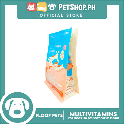 Floof Pets Dog Multivitamins All Furr One 8-in-1 Multi-Benefit Treat for All Ages 300g