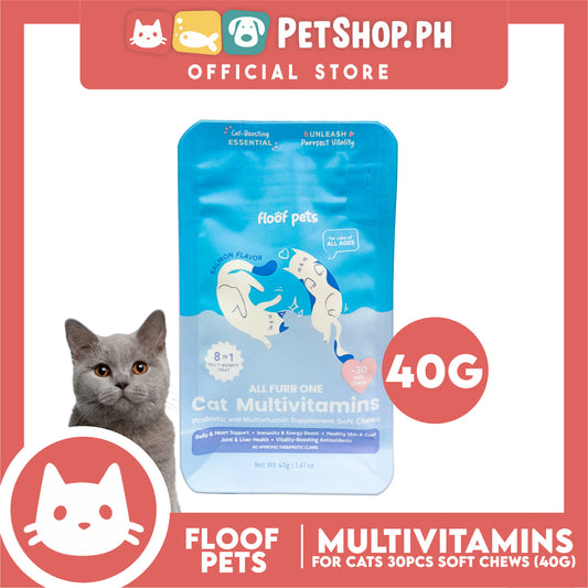 Floof Pets All Furr One Cat Multivitamins Soft Chews 40g