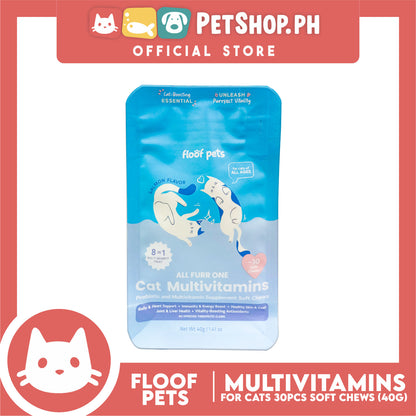 Floof Pets All Furr One Cat Multivitamins Soft Chews 40g