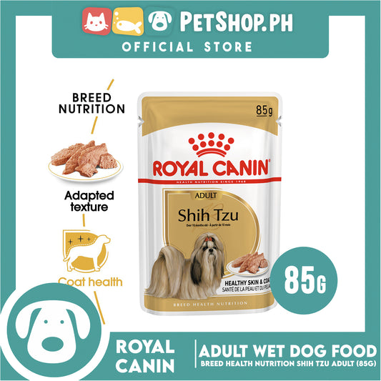 Royal Canin Shih Tzu Adult (85g) Wet Dog Food - Breed Health Nutrition