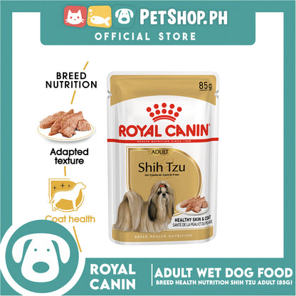 Royal Canin Shih Tzu Adult (85g) Wet Dog Food - Breed Health Nutrition