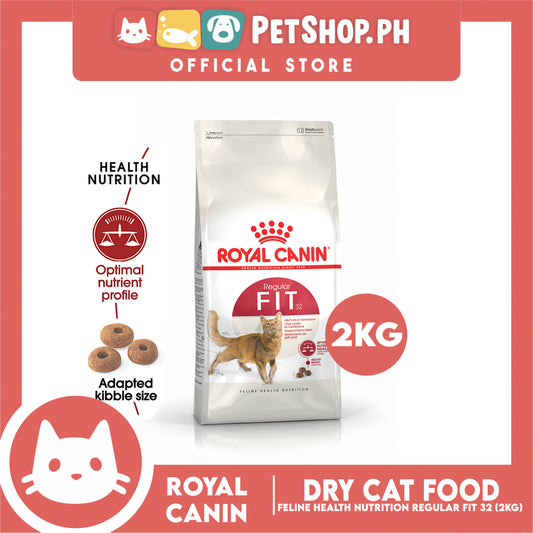 Royal Canin Fit 32 (2kg) Adult Dry Cat Food - Feline Health Nutrition