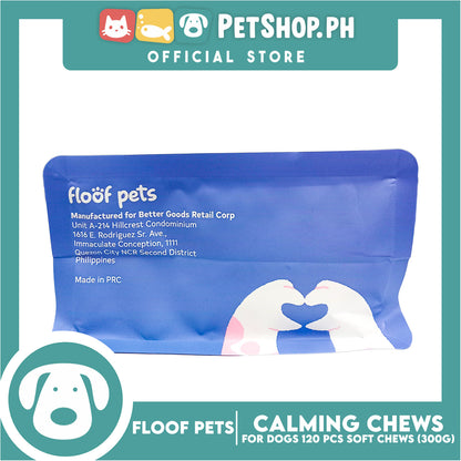 Floof Pets Calming Chews Dietary Food Supplement (Beef Flavor) for All Ages 300g 10.8 oz