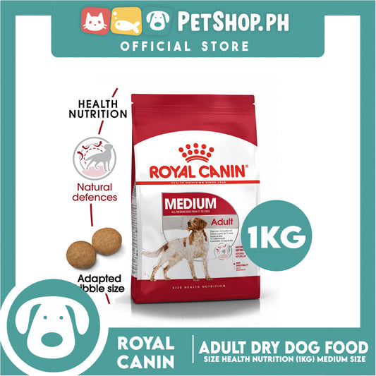 Royal Canin Medium Adult (1kg) Dry Dog Food - Size Health Nutrition