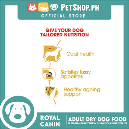 Royal Canin Yorkshire Adult (1.5kg) Dry Dog Food - Breed Health Nutrition