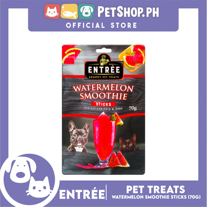 Entree Gourmet Watermelon Smoothie in Sticks Pet Treats 70g
