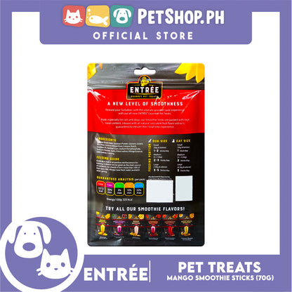 Entree Gourmet Mango Smoothie in Sticks Pet Treats 70g