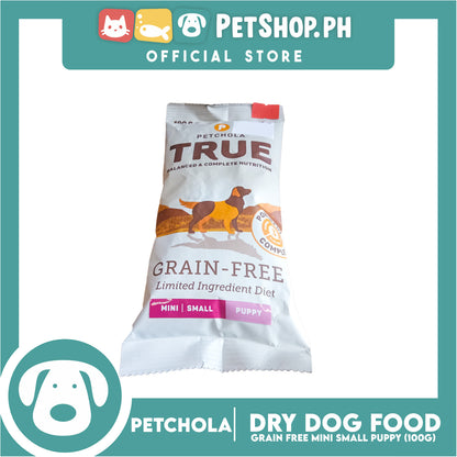 Petchola True Grain Free Dry Dog Food Mini / Small Puppy 100g