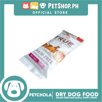 Petchola True Grain Free Dry Dog Food Mini / Small Puppy 100g