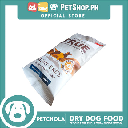 Petchola True Grain Free Dry Dog Food Mini / Small Adult 100g