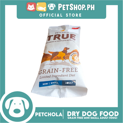 Petchola True Grain Free Dry Dog Food Mini / Small Adult 100g