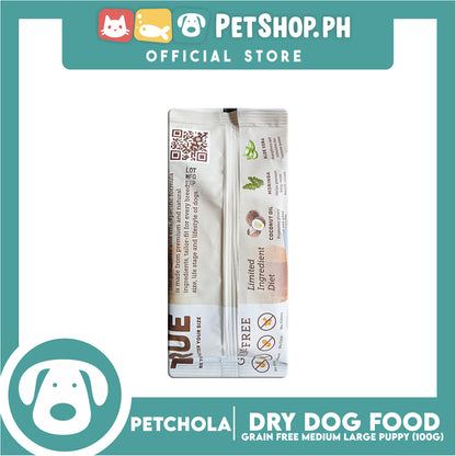 Petchola True Grain Free Dry Dog Food Medium / Large Puppy 100g