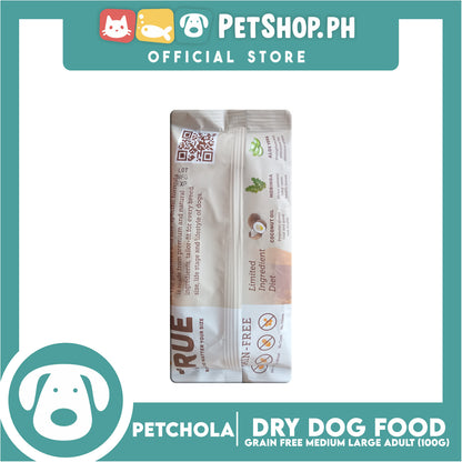 Petchola True Grain Free Dry Dog Food Medium / Large Adult 100g