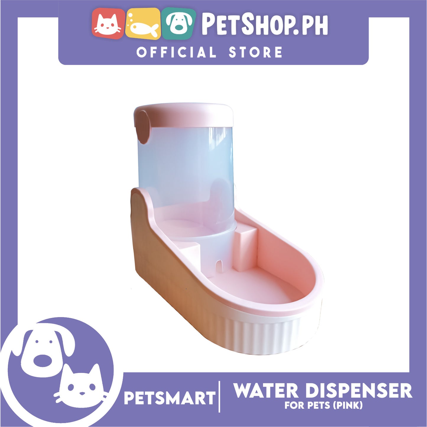 Automatic Pet Water Dispenser CWSJ2050 (Pink)