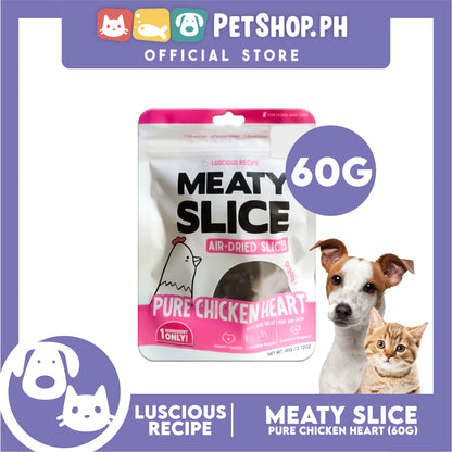 Luscious Recipe Meaty Slice Air Dried Slice (Pure Chicken Liver) Pet Treats 60g