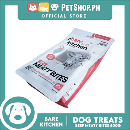Bare Kitchen Meaty Bites (Beef) Cubes Pet Treats 500g