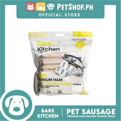 Bare Kitchen Premium Ham and Salmon Sausage Dog and Cat Food 25pcs/pack 375g