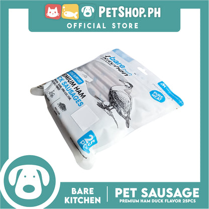 Bare Kitchen Premium Ham and Duck Sausage Dog and Cat Food 25pcs/pack 375g