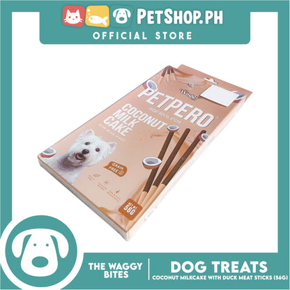 The Waggy Bites - Petpero Chewy Dental Sticks For Dogs (Coconut and Duck) 56g