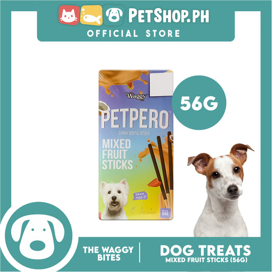 The Waggy Bites - Petpero Chewy Dental Sticks For Dogs (Mixed) 56g