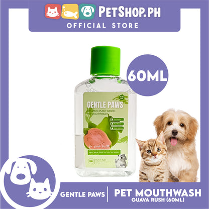 Gentle Paws Organic Plant Based Pet Mouthwash (Guava Rush) 60ml