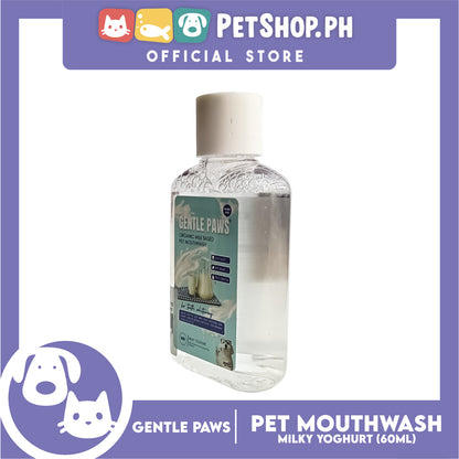 Gentle Paws Organic Plant Based Pet Mouthwash (Milky Yougart) 60ml