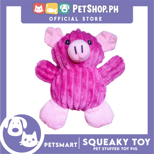 Pet Toy Squeeky Stuffed Animal Pig (Pink)