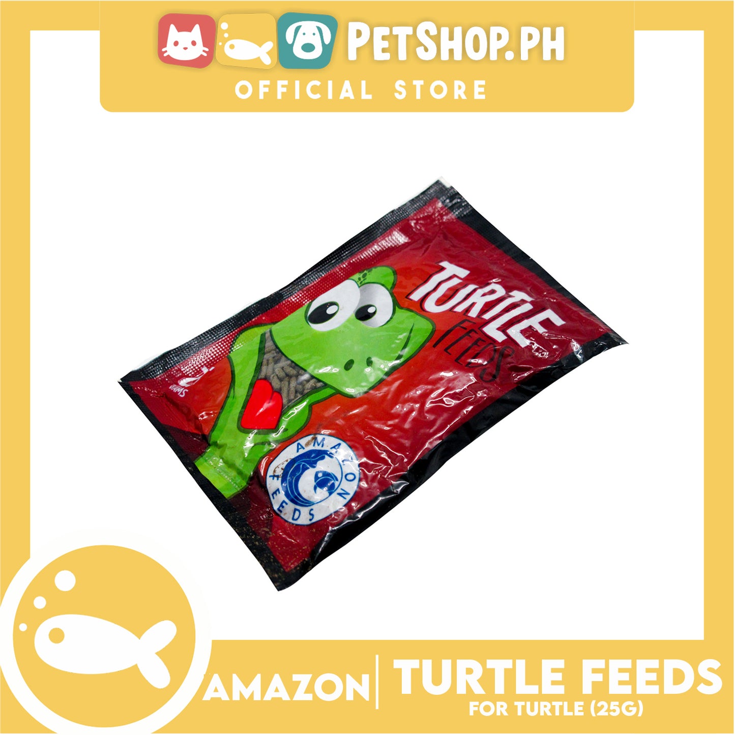 Amazon Turtle Food 25g with board