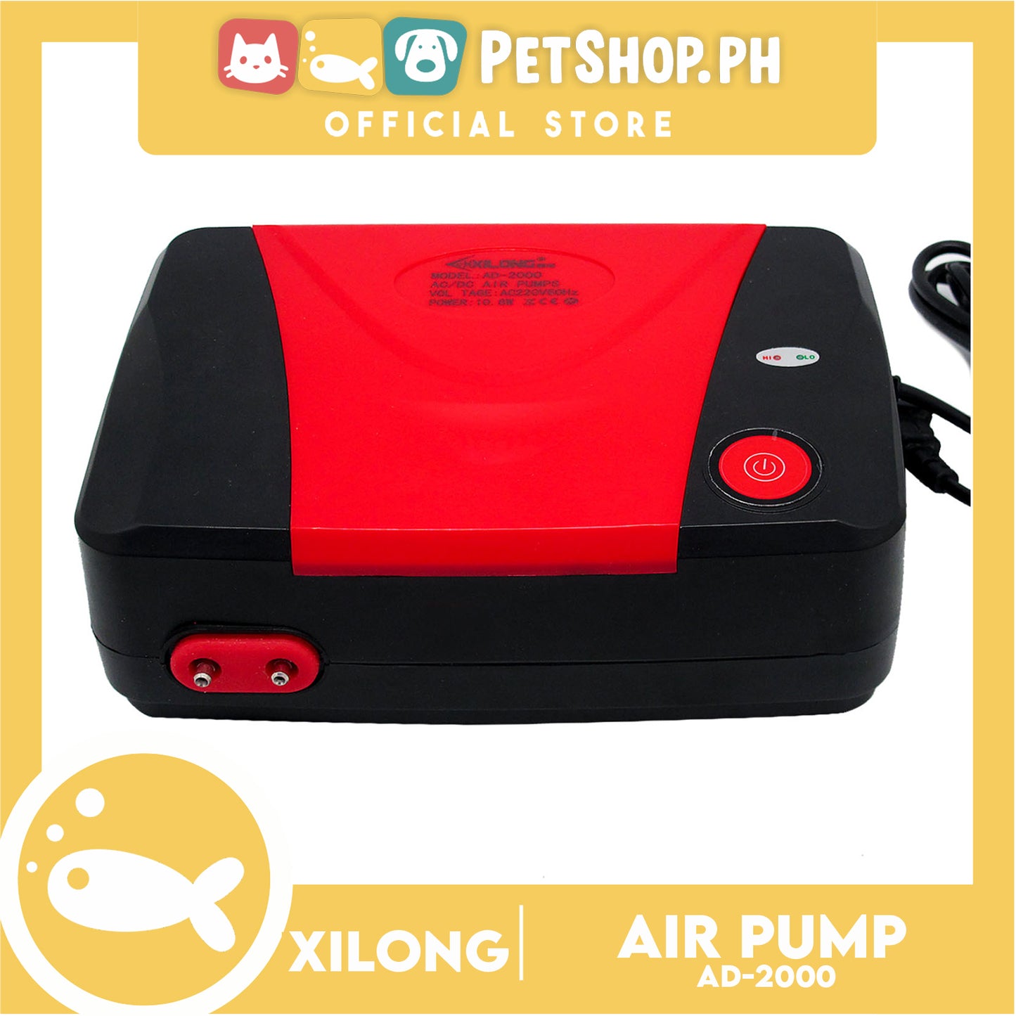 Xilong Ac/dc Rechargeable Pump AD-2000