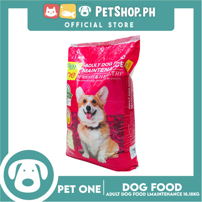 Pet One Adult Dog Food Maintenance, Fresh And Healthy 18.18kg Dry Dog Food