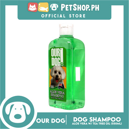 Our Dog Aloe Vera With Tea Tree Oil Dog Shampoo 550ml