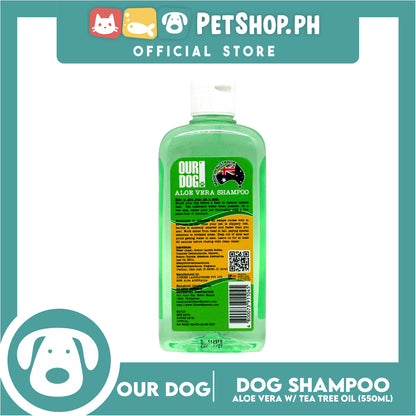 Our Dog Aloe Vera With Tea Tree Oil Dog Shampoo 550ml