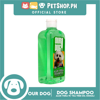 Our Dog Aloe Vera With Tea Tree Oil Dog Shampoo 550ml