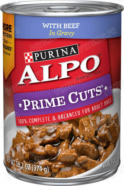 Alpo Prime Cuts Beef Canned 374g