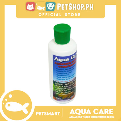 Aqua Care Aquarium Water Conditioner With Vitamin B-Complex 120ml Removes Harmful Chlorine