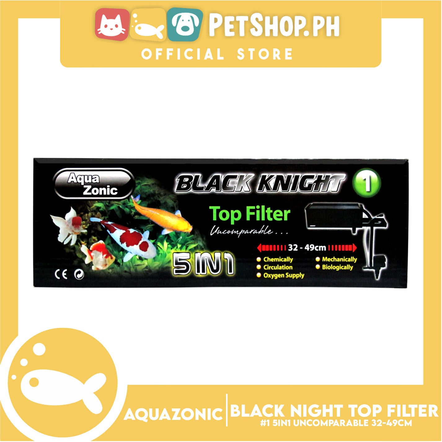 Aqua Zonic Black Knight Top Filter 3249cm