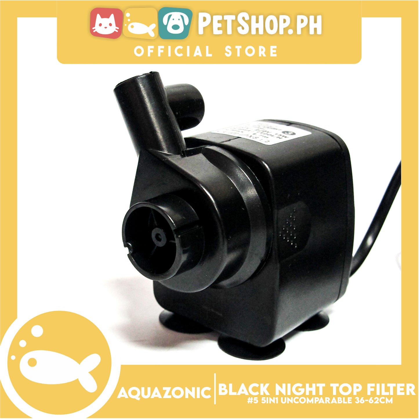 Aqua Zonic Black Knight Top Filter 36-62cm