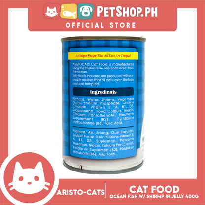 Aristo Cats Yi HU Ocean Fish With Shrimp In Jelly
400g