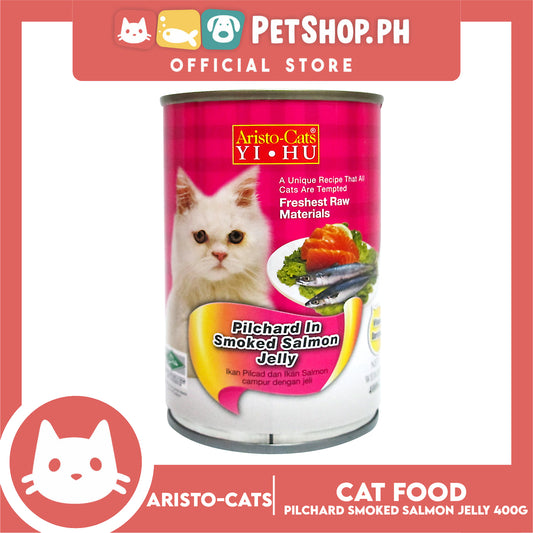 Aristo Cats Yi HU Pilchard In Smoked Salmon Jelly 400g