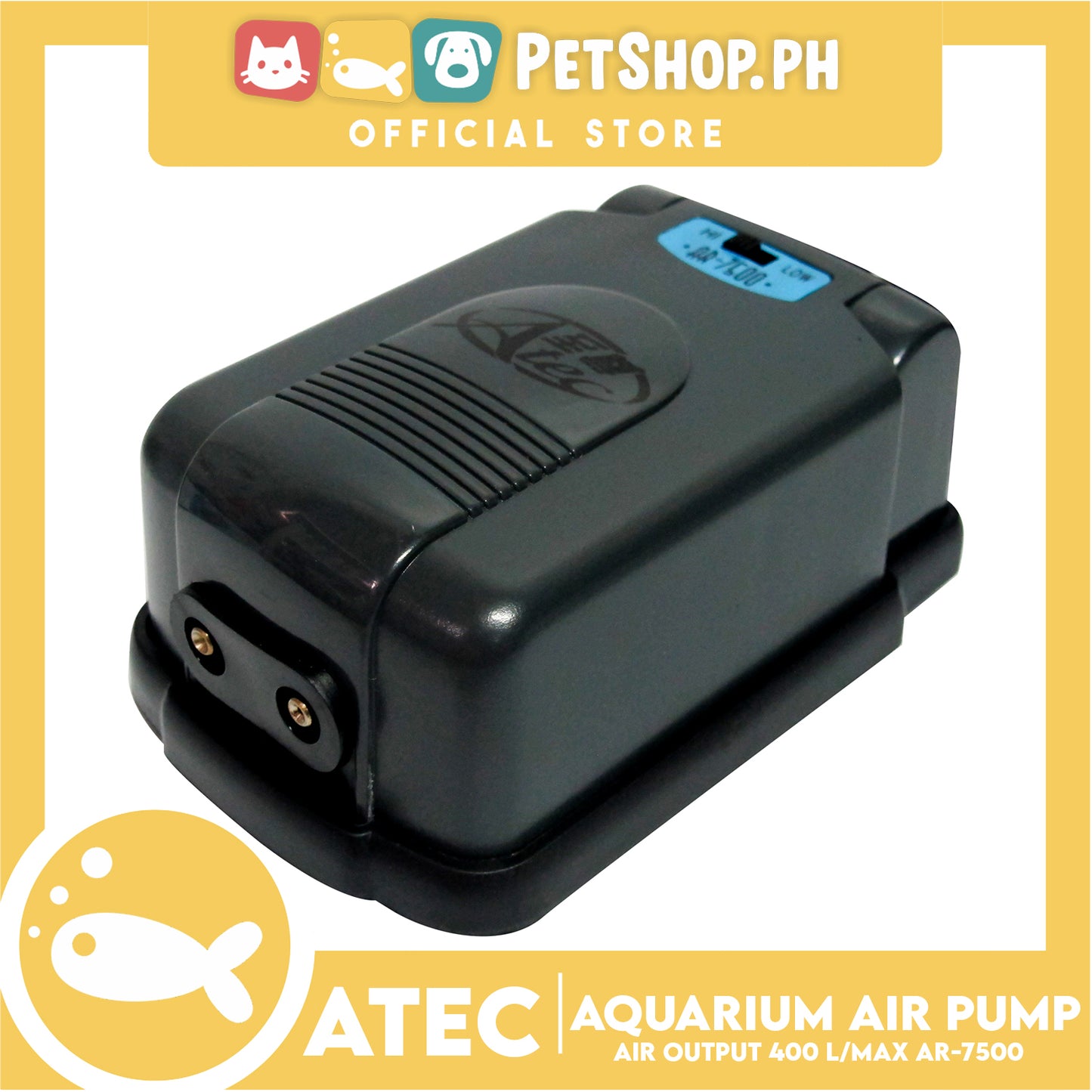 Atec Aquarium Air Pump AR-7500 Double