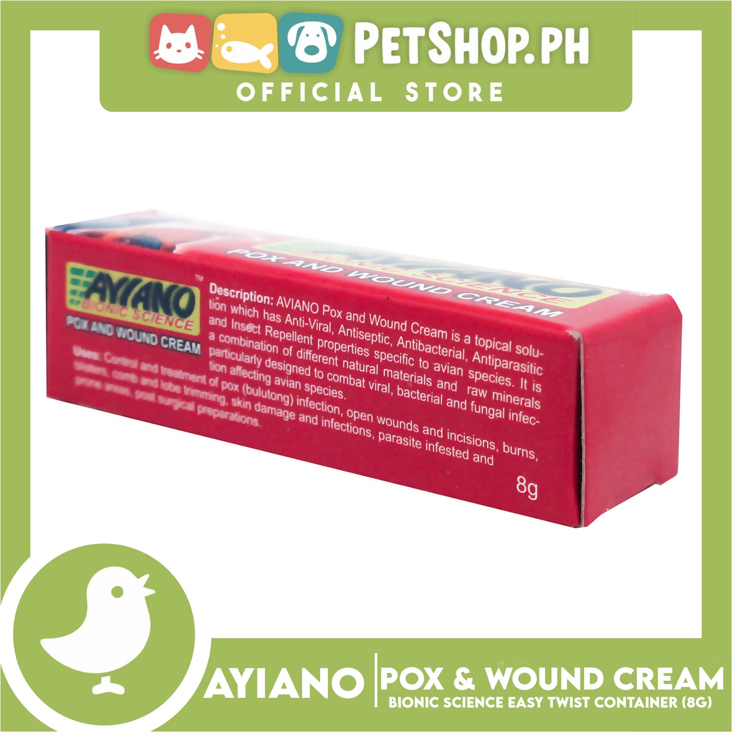 Aviano Bionic Science Pox and Wound Cream 8g