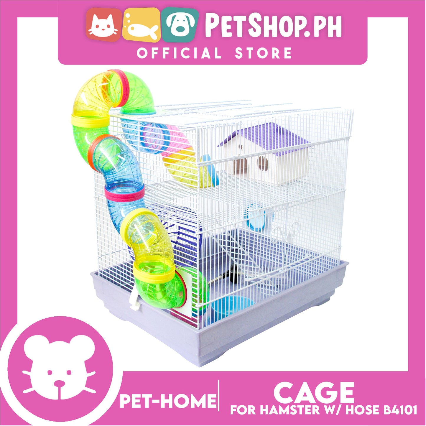 Hamster Cage With Hose (B4101) Hamster Cage, Hamster Accessories, Hamster House