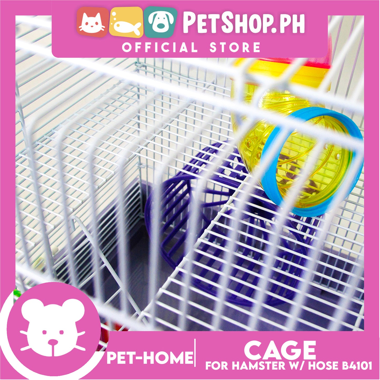 Hamster Cage With Hose (B4101) Hamster Cage, Hamster Accessories, Hamster House