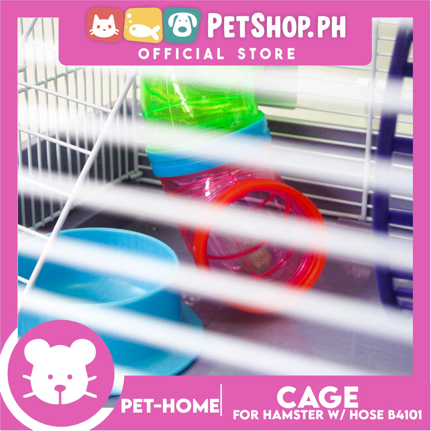 Hamster Cage With Hose (B4101) Hamster Cage, Hamster Accessories, Hamster House