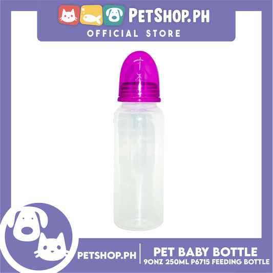 Pet Baby Bottle for Feeding Kittens and Puppies 9oz 250ml P6715 (Blue)- Feeding Bottle, Nursing Kit