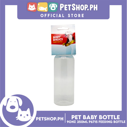 Pet Baby Bottle for Feeding Kittens and Puppies 9oz 250ml P6715 (Blue)- Feeding Bottle, Nursing Kit