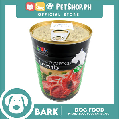 Bark Premium Dog Food Lamb 375g